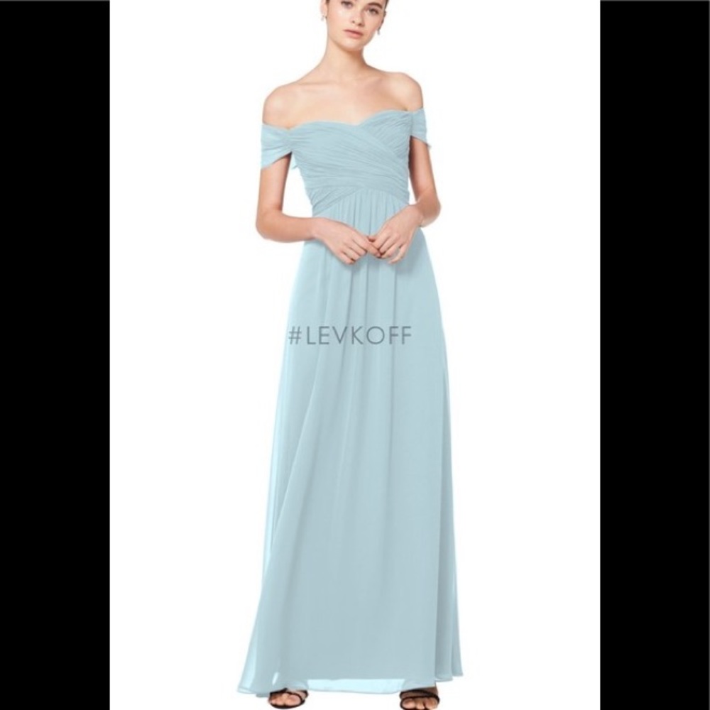 BILL LEVKOFF Style #7071. Pale Blue Sz.8